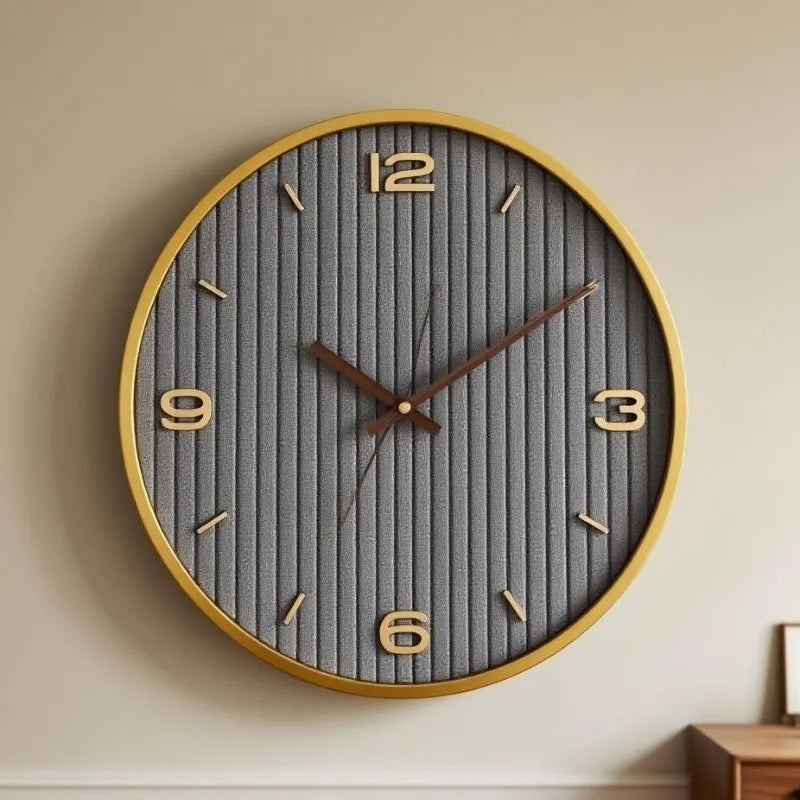 Modern Wall Clock Aesthetic Wall Watch Unique Silent Elegant Clocks Decorative Nordic Luxury Living Room Watches Room Decoration